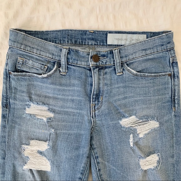 Treasure&Bond Boyfriend Jeans - Picture 1 of 3
